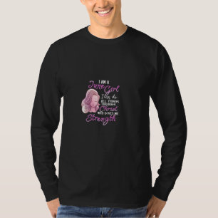 T-shirt Femmes Je Suis Une Juin Fille Force Chrétienne Fem