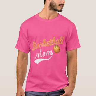 T-shirt Femmes Je Suis Une Maman De Basketball