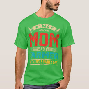 T-shirt Femmes Je suis une maman et une fermière Fête des