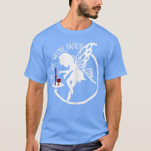 T-shirt Femmes Je Suis Vin Fée, Drôle Womans Vin Boire