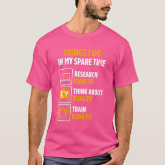 T-shirt Femmes Kung Fu Praticien Temps de Secours Train Ku