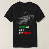 T-shirt Femmes Liberté de vie Iran protestations 1 (Design devant)