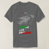 T-shirt Femmes Liberté Libre iran Droits des femmes 1 (Design devant)