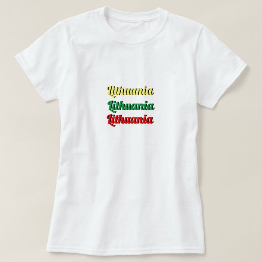 T-shirt Femmes lituanes (Design devant)