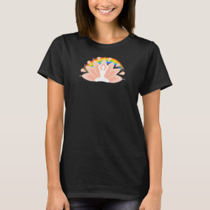 T-shirt Femmes Lotus Purple Yoga 3