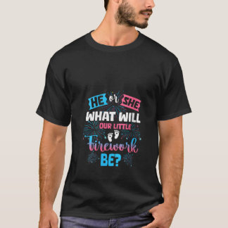 T-shirt FEMMES Lui ou Elle Qu'est-ce que notre petit feu d