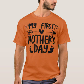 T-shirt Femmes Ma première Faire-part de grossesse Fête de