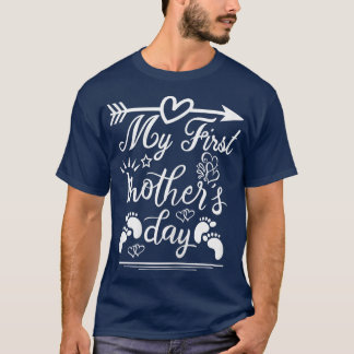 T-shirt Femmes Ma première mère Annonce de grossesse
