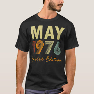 T-shirt Femmes mai 1976 Edition limitée Retro 45 ans