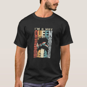 T-shirt Femmes mai Anniversaire Gemini Queen Je suis Black
