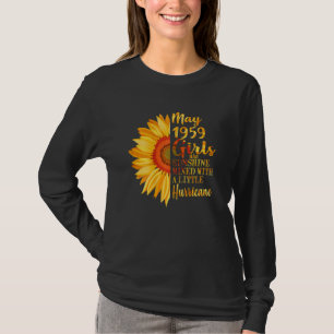 T-shirt Femmes Mai Filles 1959 63e anniversaire 63 ans