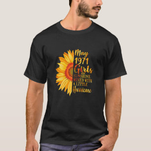 T-shirt Femmes Mai Filles 1971 51e anniversaire 51 ans