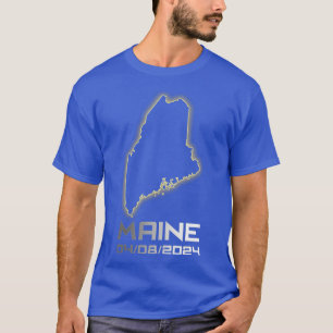 T-shirt Femmes Maine Amérique Astronomie total Éclipse sol