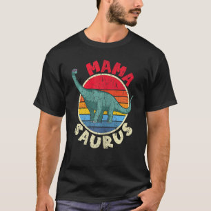 T-shirt Femmes Mama Saurus I Brachiosaurus Diplodocus I Fa