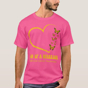 T-shirt Femmes Maman D'Un Guerrier Sensibilisation Au Canc
