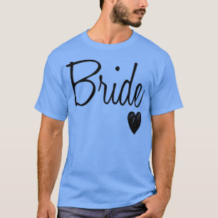 T-shirt Femmes Mignonne Mariée Blanche Enterrement de Vie