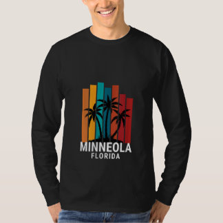 T-shirt Femmes Minneola Floride Palmier Rétro Vacances M