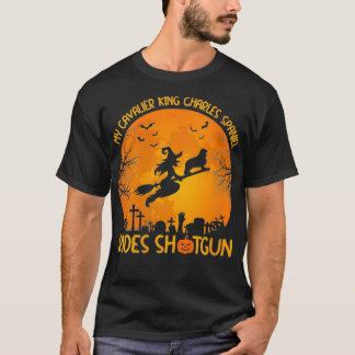 T-shirt FEMMES Mon Cavalier King Charles Spaniel Balades