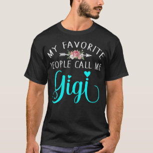 T-shirt Femmes Mon Infirmière Préférée Appelez-Moi Gigi In