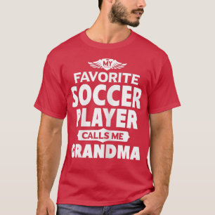 T-shirt Femmes Mon Joueur De Football favori M'Appelle Gra