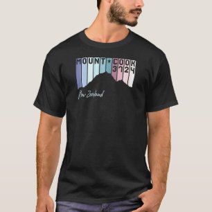 T-shirt Femmes Mont Cook Aoraki Maori Nouvelle-Zélande Ran