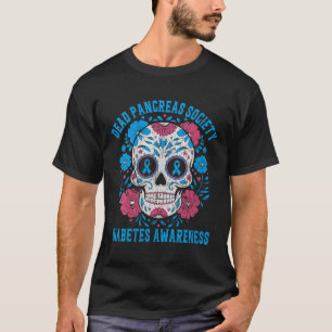 T-shirt Femmes Mort Pancreas Société Sensibilisation au di