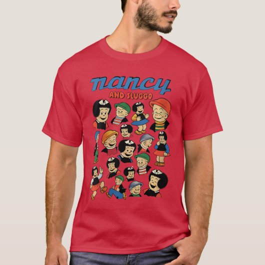 T-shirt Femmes Nancy et Sluggo Comic Multiples de Nancy a (Devant)