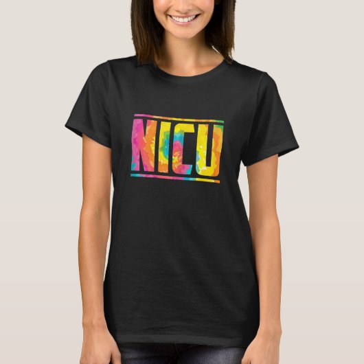 T-shirt Femmes Nicu Nurse Colorée (Devant)