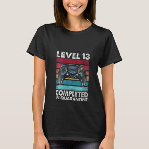 T-shirt Femmes Niveau 13 Terminé En Quarantaine 2020 13E