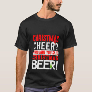 T-shirt FEMMES Noël Bonjour Je Pense Que Vous Avez Dit Chr