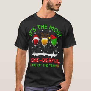 T-shirt Femmes Noël Vin Noël Xmas Alcool Pyjama PJ Tops