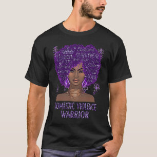 T-shirt Femmes noires Afro-africaines Violences domestique