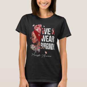 T-shirt Femmes noires Nous portons une conscience de la mé