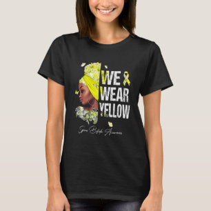 T-shirt Femmes noires Nous portons une sensibilisation à l