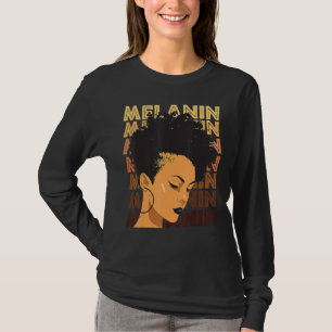 T-shirt Femmes noires Reine noire Afro Melanin Histoire no