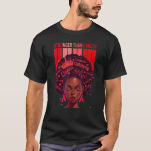 T-shirt Femmes noires Reine plus forte que Epidermolyse Bu