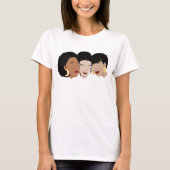 T-shirt Femmes noires, soeurs amies (Devant)