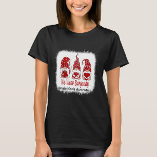 T-shirt Femmes Nous Portons La Bourgogne Amyloïdose Sensib