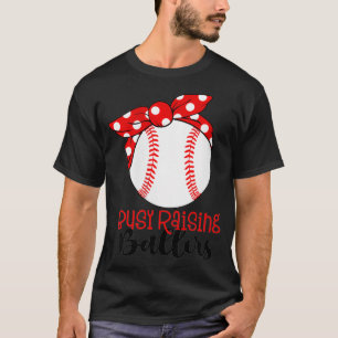 T-shirt Femmes Occupé Élévateur Ballers Baseball Maman Fas