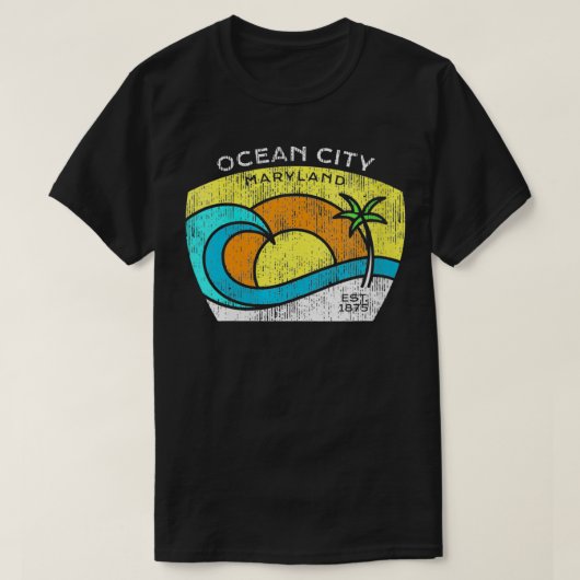 T-shirt Femmes Ocean City Maryland T s Tee OC MD VNeck (Design devant)