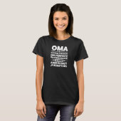 T-shirt Femmes Oma Du Hast bereits mich Deine Enkelin Oma (Devant entier)