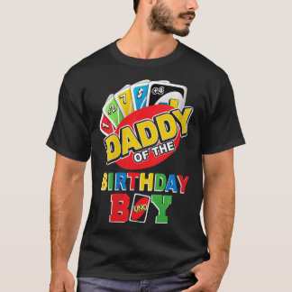 T-shirt FEMMES Papa du garçon d'anniversaire Chemise de ga