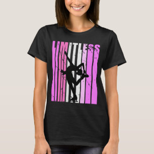 T-shirt Femmes Patinage sur glace rose sans limite Anniver