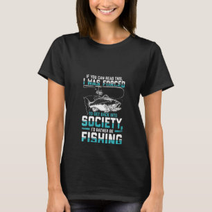 T-shirt Femmes Pêche Hommes Garçons Drôle Pêche Poisson