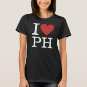 T-shirt Femmes philippines ❤️ PH (Devant)