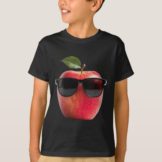 T-shirt Femmes Portant des Sungles Drôle Costume Fruit Gra (Devant)