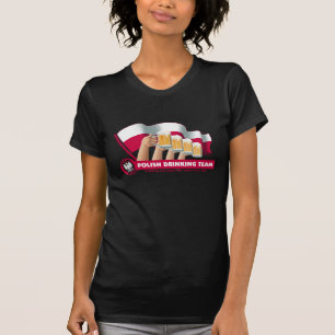 T-shirt Femmes potables polonaises d'équipe
