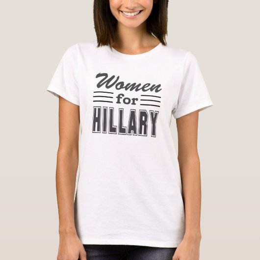T-shirt Femmes pour Hillary (Devant)