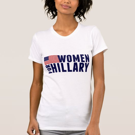 T-shirt Femmes pour le bleu de Hillary (Devant)
