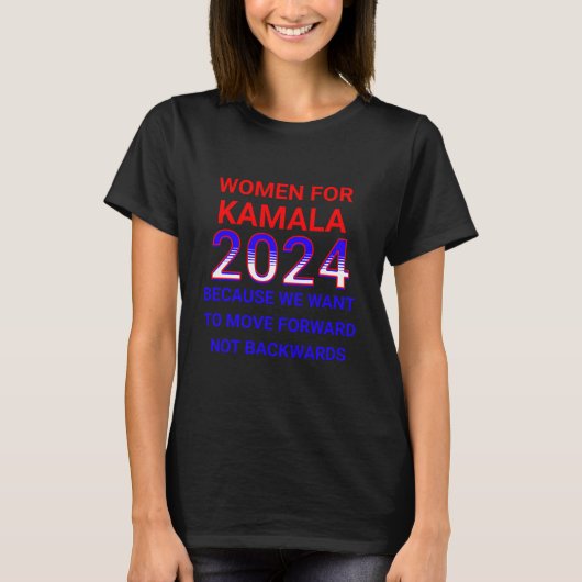 T-shirt Femmes pour l'élection de Kamala Harris 2024 (Devant)